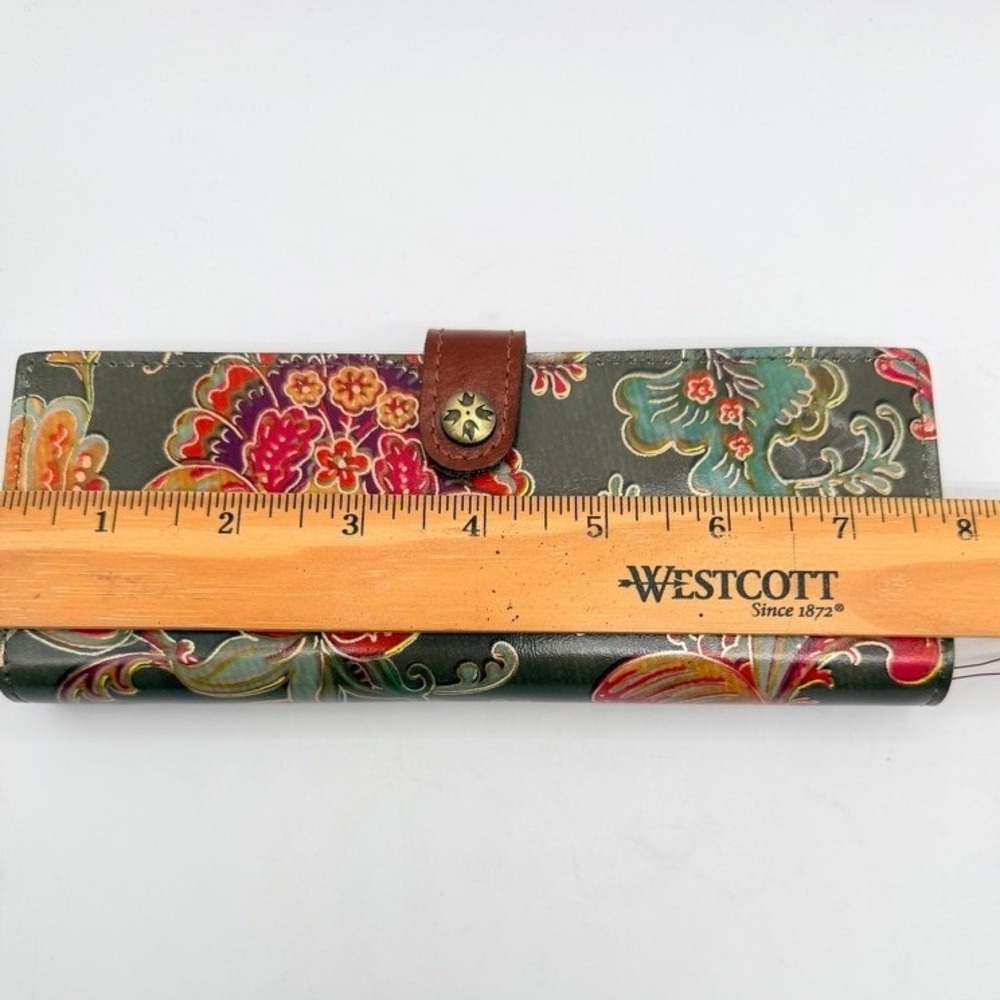 NEW Patricia Nash Marotta Floral Leather Card Case Wallet Multicolor NWT - Picture 3 of 14